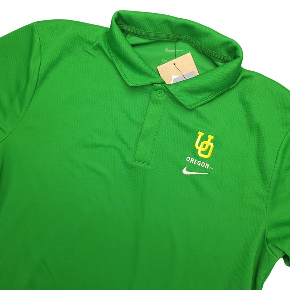 Nike Other - Nike4 Dri-Fit Oregon Ducks Polo Shirt Mens Medium Green NCAA Football UO Logo